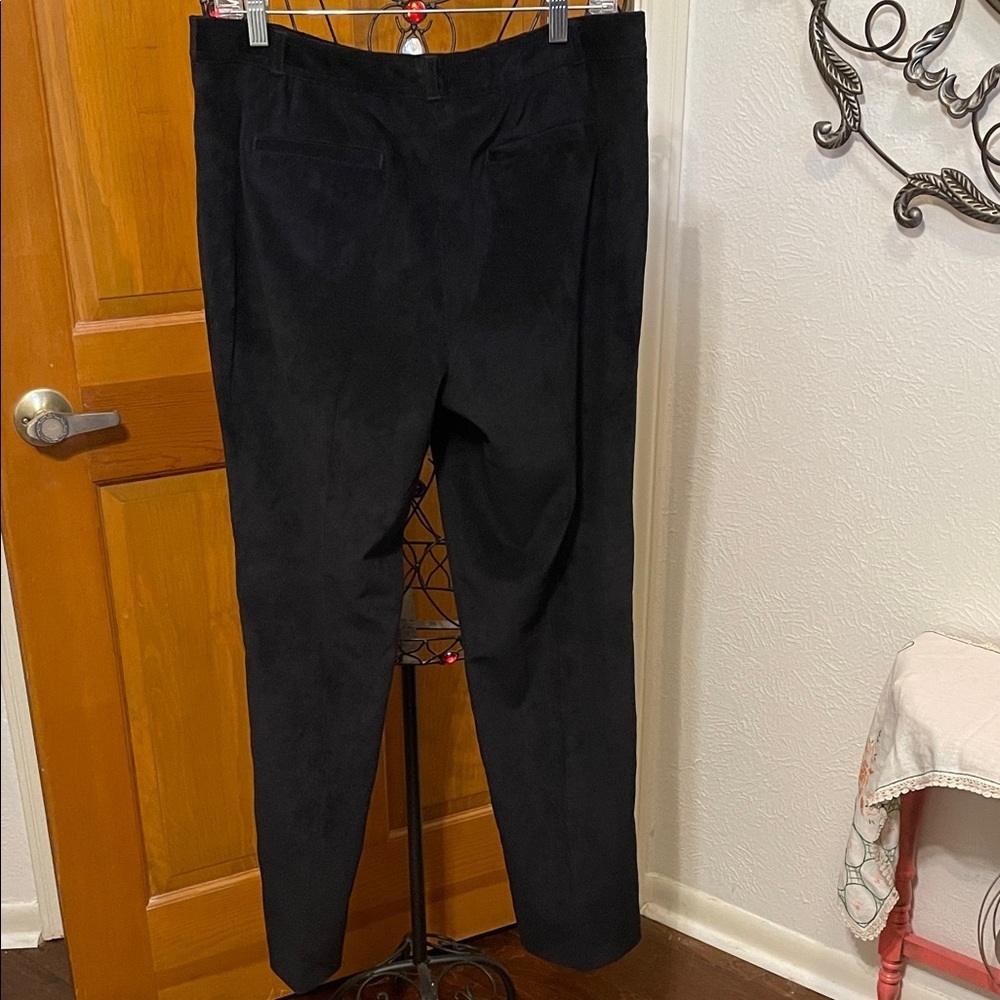🖤🖤🖤BOGOHO 🖤🖤🖤Elegant Black Corduroy Dress Pants-12 - Picture 6 of 9